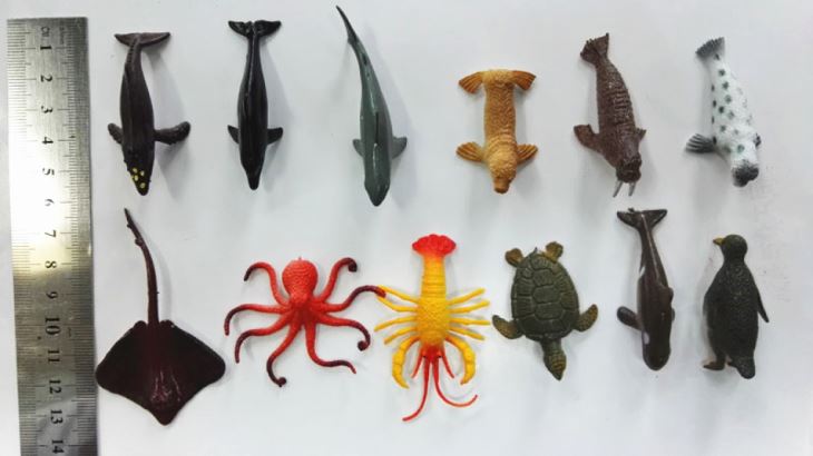 Kids Favorite PVC Ocean Animal Capsule Toy 2