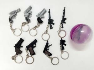 holster کے ساتھ بندوق کے keychain کھلونا بندوق کیچین