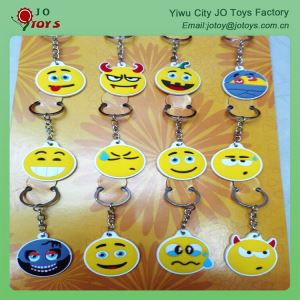 Emoji مصنوعات 4.1 سینٹی میٹر Emoji پلاسٹک کیچین کیپسول کھلونوں کے لئے