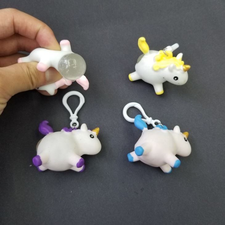 Unicorn Stress Relief Soft Toys Keychain
