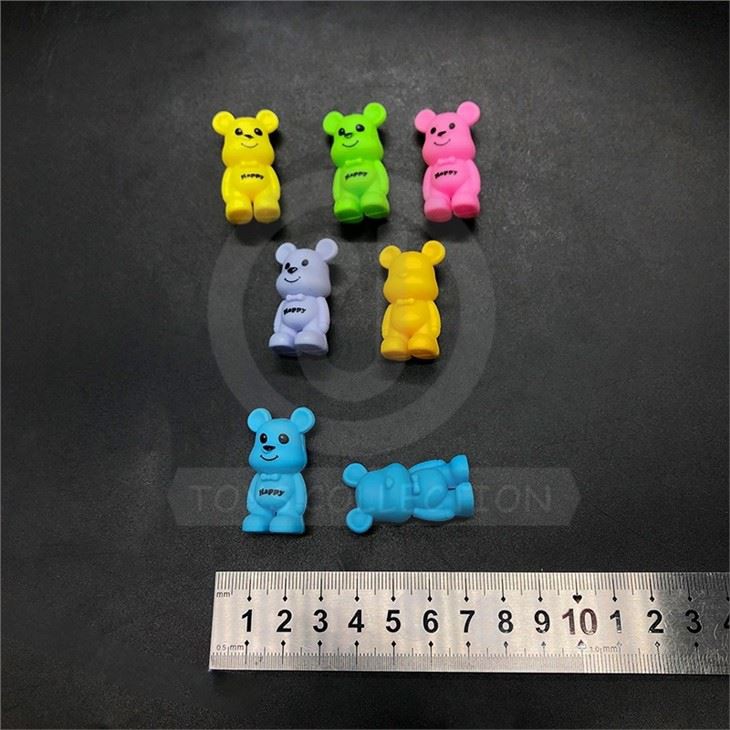 Wholesale 2 Inch Vending Capsule Toys Plastic Cartoon Happy Bear Doll Toy For Kids