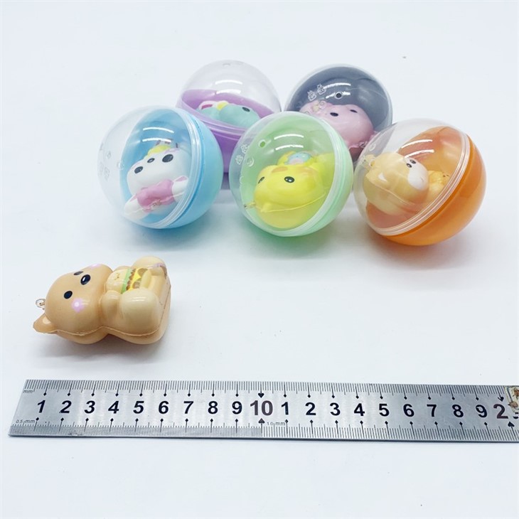 Promotion Slow Rising Animal Keychain For Vending Machine