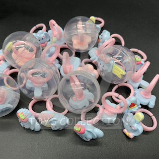 Wholesale Cute Elephant Capsule Finger Ring Toy