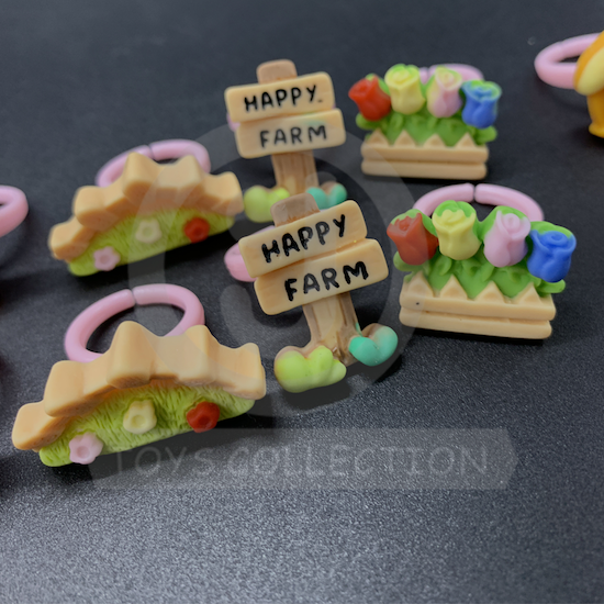 Party Favors Cute Item PVC Soft Pastorale Ring