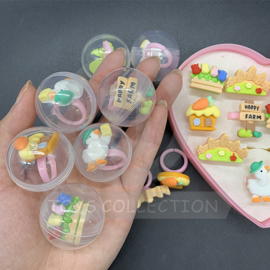Party Favors Cute Item PVC Soft Pastorale Ring